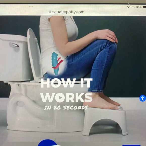 Squatty Potty Bath Nwt Squatty Potty White Plastic Nonslip Squat